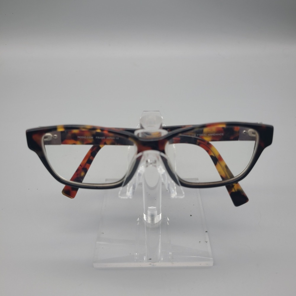 Modo MC043 Tortoise Rectangular Eyeglasses Frames 53-14-138 TTBKG Handmade Japan